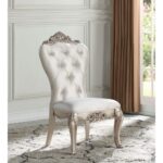 Gorsedd 7 PC Wooden Ivory Dining Set by ACME - Image 9