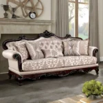 Veracruz 3 Pc Brown Sofa Set by Furniture Of America - Image 2