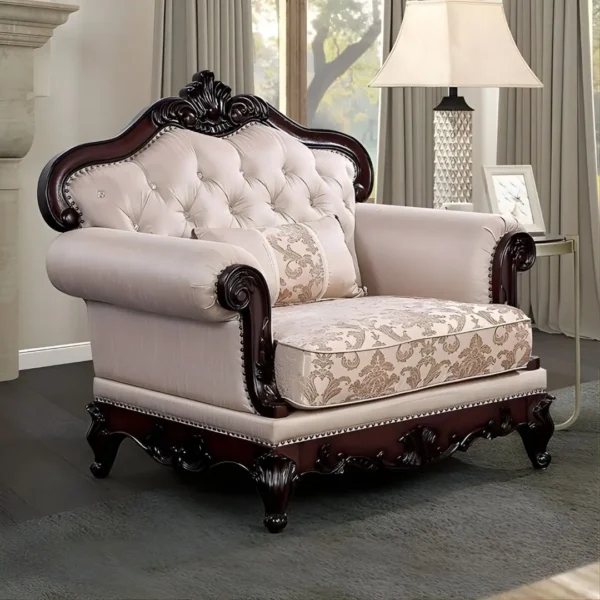 Veracruz 3 Pc Brown Sofa Set by Furniture Of America - Image 4