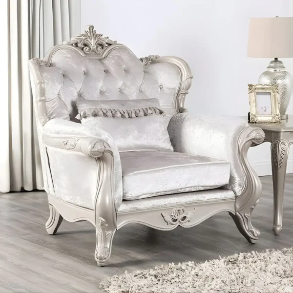 Acapulco 3 Pc Sofa Set Traditional Off-White by Furniture Of America - Image 2