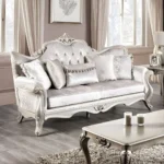 Acapulco 3 Pc Sofa Set Traditional Off-White by Furniture Of America - Image 3
