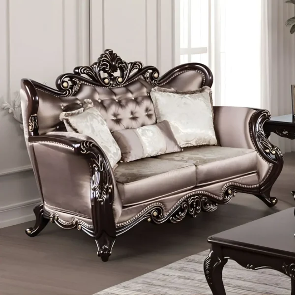 Albacete 3 Pc Sofa Set Brown by Furniture Of America - Image 4