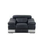 Italian Leather Accent Chair