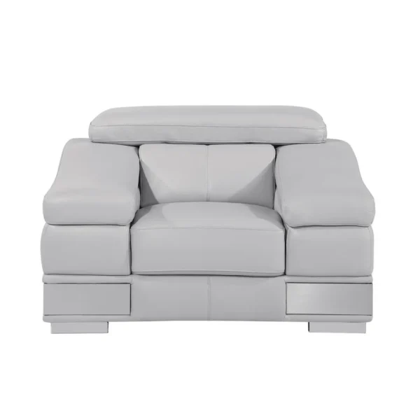 415 Italian Leather Chair By Gu Furniture - Image 2