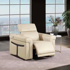 Italian Leather Power Recliner