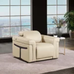 1126 Reclining Leather Sofa Set By Gu Furniture - Image 7