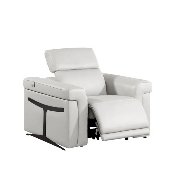 1126 DivanItalia Leather Power Recliner By Gu Furniture - Image 10
