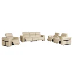 1126 Reclining Leather Sofa Set By Gu Furniture - Image 4