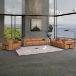 1126 Reclining Leather Sofa Set By Gu Furniture - Image 13