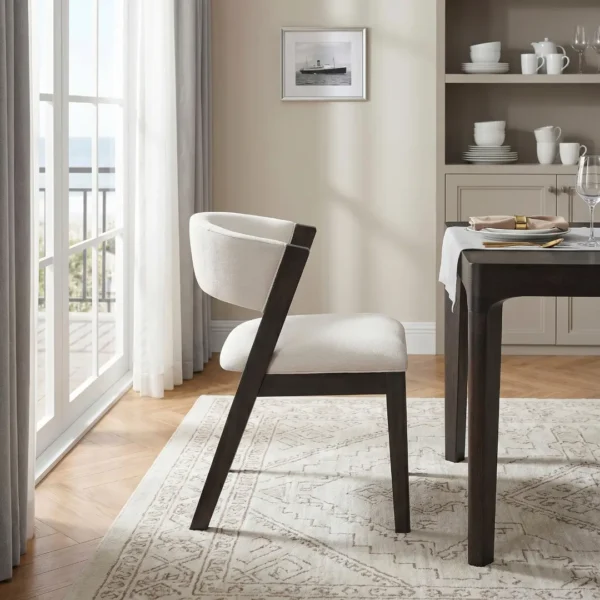 Soma Mid Century Upholstered Dining Chair Set of 2 by Homelegance - Image 2