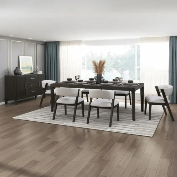 Soma expandable Mid Century Modern Dining Table By Homelegance - Image 7
