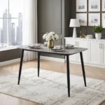 Grey Marble Dining Table