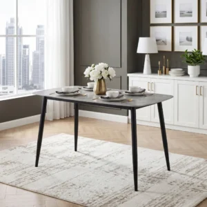 Grey Marble Dining Table