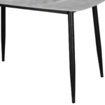 Metropolitan Contemporary Grey Marble Dining Table By Homelegance - Image 4