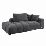 Chosen Gray Sofa Sectional with 6 Pillows by ACME - Image 3