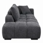 Chosen Gray Sofa Sectional with 6 Pillows by ACME - Image 4
