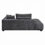 Chosen Gray Sofa Sectional with 6 Pillows by ACME - Image 5