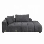 Chosen Gray Sofa Sectional with 6 Pillows by ACME - Image 6