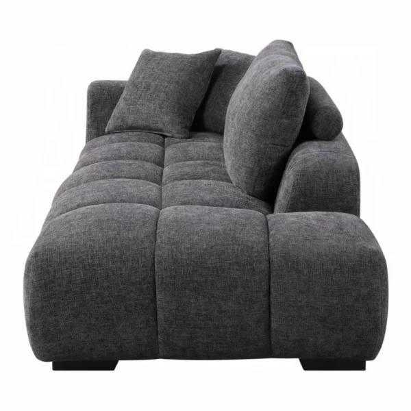 Chosen Gray Sofa Sectional with 6 Pillows by ACME - Image 8