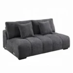 Chosen Gray Sofa Sectional with 6 Pillows by ACME - Image 9