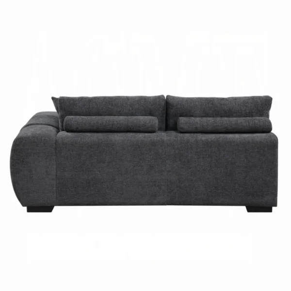 Chosen Gray Sofa Sectional with 6 Pillows by ACME - Image 11