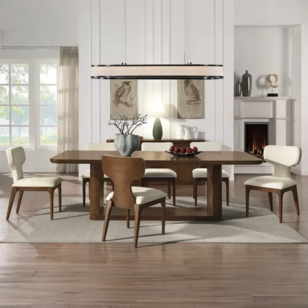 Koen Brown Rectangular Dining Table by ACME - Image 7