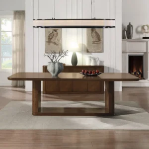 Koen Brown Rectangular Dining Table by ACME