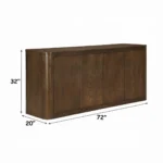 Koen Wood Server Cabinet by ACME - Image 4