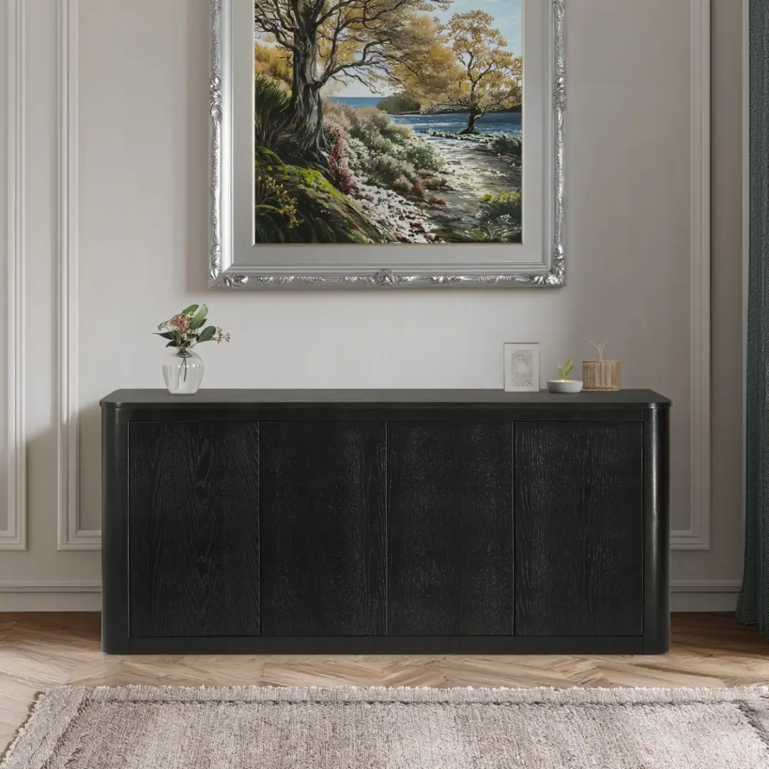 Koen Black Server Cabinet by ACME | U-Trade Furniture Koen Black Server Cabinet by ACME - Image 1