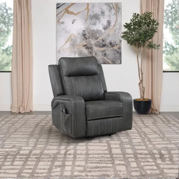 Raelynn Leather Power Recliner Lift Chair By Coaster Furniture - Image 6
