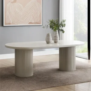 Laela Oval Wood Dining Table by ACME