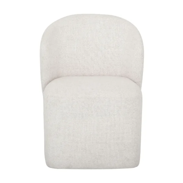 Beige Curved Back Upholstered Dining Chair By Homelegance - Image 5