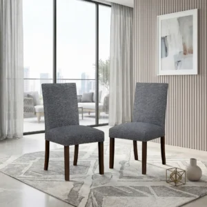 Paulson Upholstered Elegant Dining Chair Set Of 2 By Homelegance