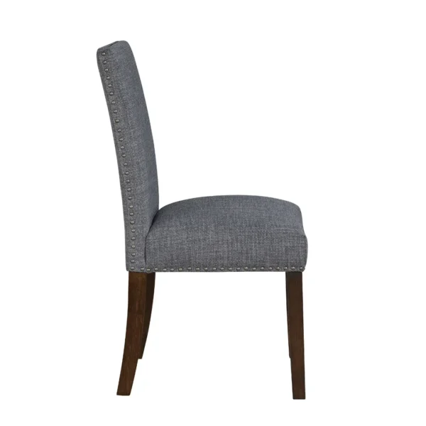 Paulson Upholstered Elegant Dining Chair Set Of 2 By Homelegance - Image 4
