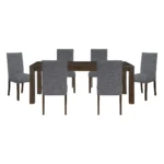 Paulson 6 Seat Dining Room Table Set By Homelegance - Image 2