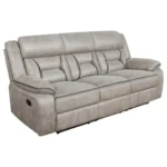 Greer 3-Piece Leather Reclining Sofa Sets By Coaster Furniture - Image 6