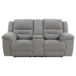 Gilson Gray Loveseat Recliner By Coaster Furniture - Image 3