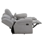 Gilson Gray Loveseat Recliner By Coaster Furniture - Image 4
