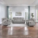 Gilson Gray Sofa Reclining Set By Coaster Furniture
