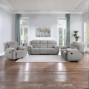 Gilson Gray Sofa Reclining Set By Coaster Furniture
