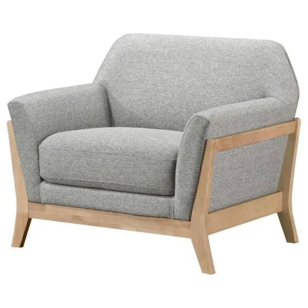 Vaughn 3-Piece Wood Frame Sofa Set By Coaster Furniture - Image 4