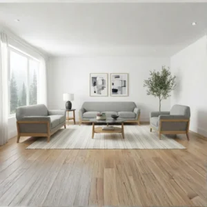 Wood Frame Sofa Set