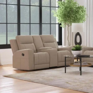 Brentwood Manual Reclining Loveseat By Coaster Furniture