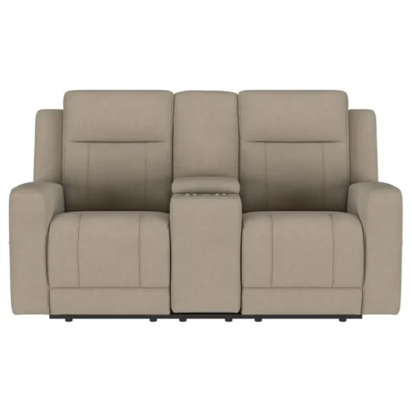 Brentwood Manual Reclining Loveseat By Coaster Furniture - Image 3