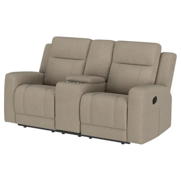 Brentwood Manual Reclining Loveseat By Coaster Furniture - Image 5