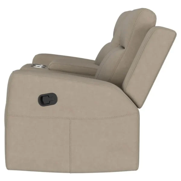Brentwood Manual Reclining Loveseat By Coaster Furniture - Image 8