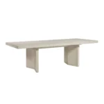 Tundra White Extendable Dining Room Table By Homelegance - Image 3