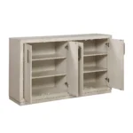 Tundra White Dining Server Cabinet By Homelegance - Image 3