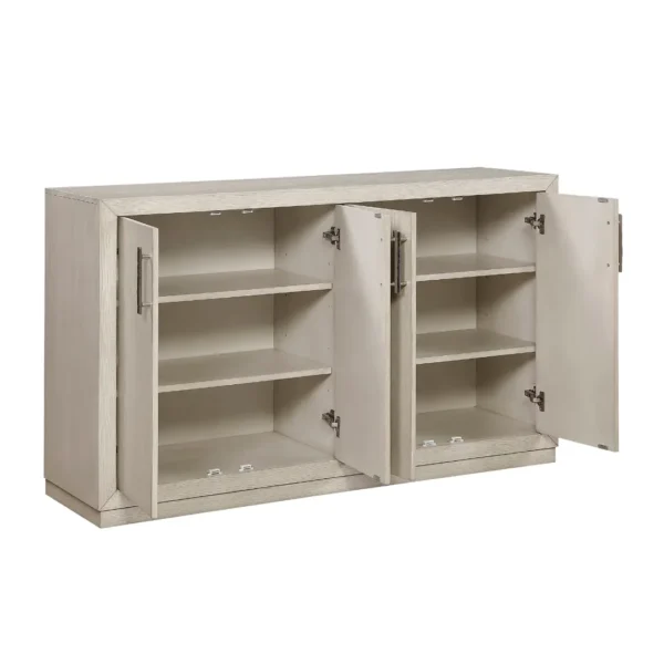 Tundra White Dining Server Cabinet By Homelegance - Image 3
