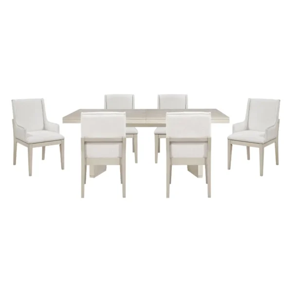 Tundra Contemporary Traditional Dining Room 7pc Set By Homelegance - Image 2